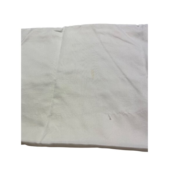 Set Of 6 White Pillowcases 20" X 30" With Light Stains & Wrinkles 91g - Picture 7 of 14